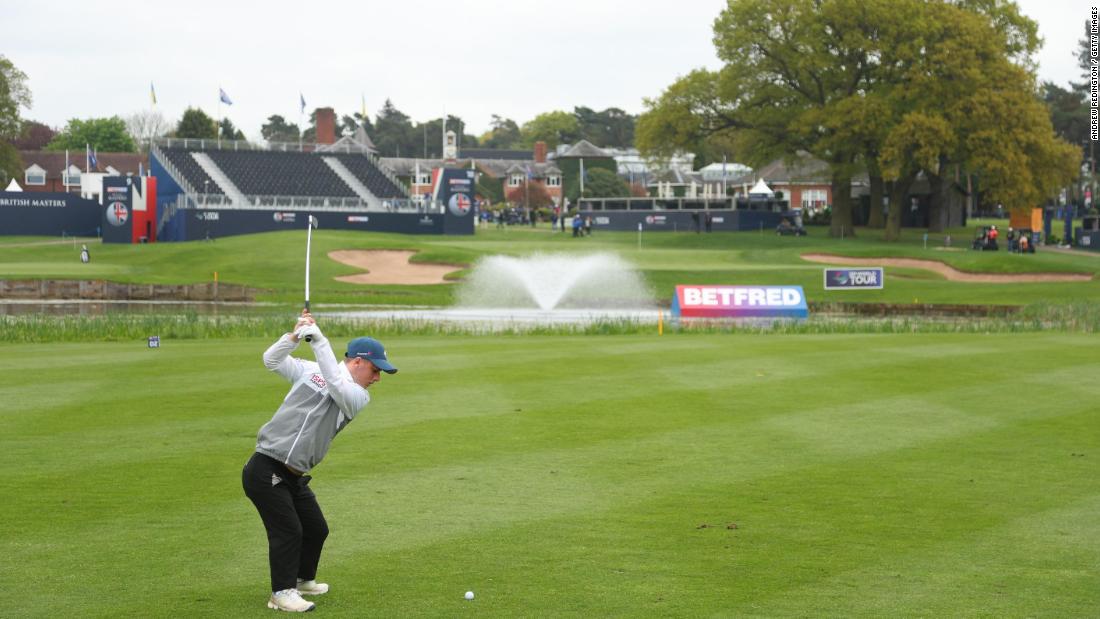 Lawlor tees off at the inaugural Golf for the Disabled (G4D) Tour, at the British Masters in May 2022, finishing fourth at The Belfry.