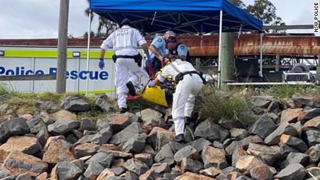 Police investigate after packages of suspected cocaine were found near the body of a diver that washed up at the Hunter River in Newcastle, Australia.