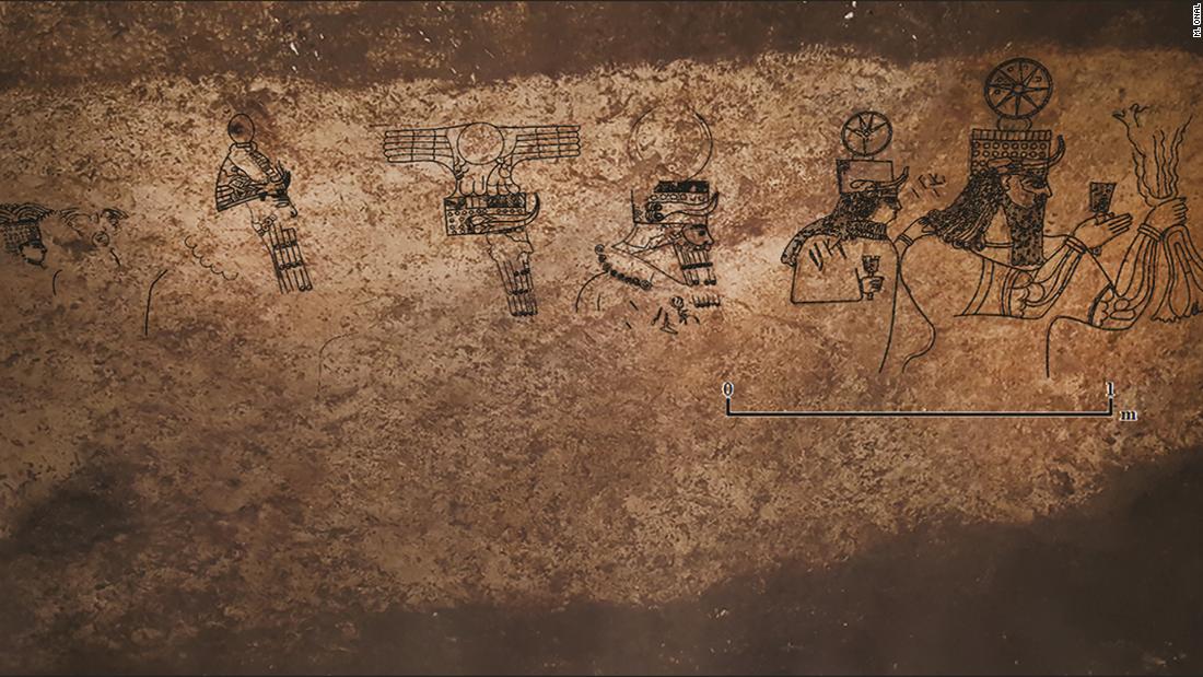 Rare ancient artwork discovered beneath a home in Turkey