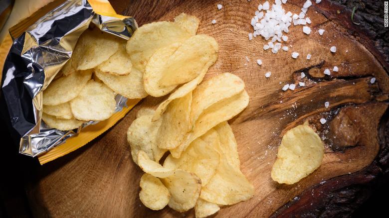 A single-serving package of potato chips may help ensure you don&#39;t gorge on the snack.