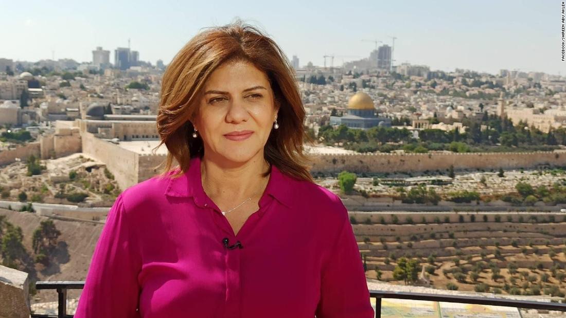 Al Jazeera reporter Shireen Abu Akleh shot dead while covering Israeli operation in West Bank – CNN