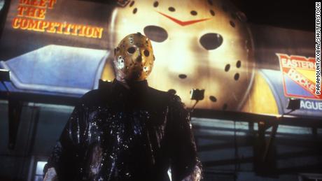 A scene from & quot; Friday The 13th Part VIII: Jason Takes Manhattan. & Quot; 