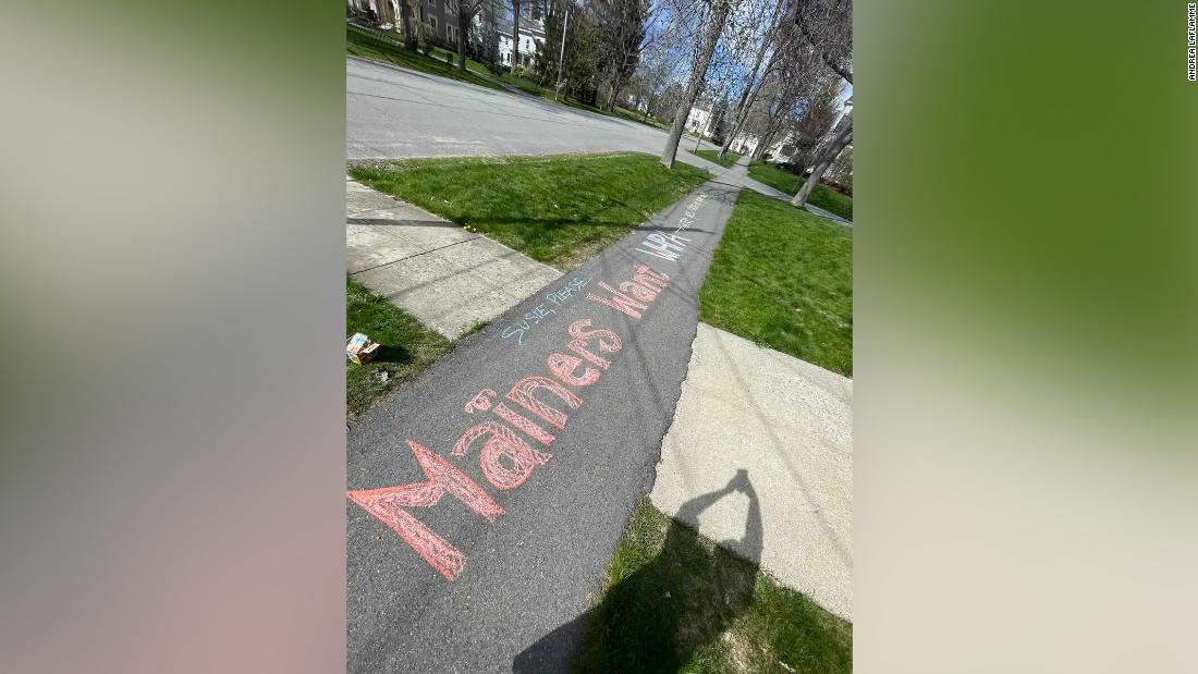 Sen. Collins calls police over abortion rights message written outside her Maine home – CNN