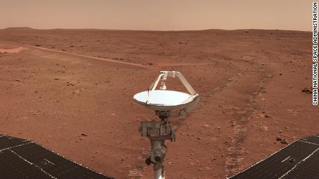 A sonda chinesa faz uma descoberta surpreendente de água no local de pouso em Marte