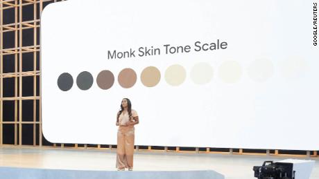 Google will use the Monk skin tone scale to train its AI products to recognize a wider range of skin tones.