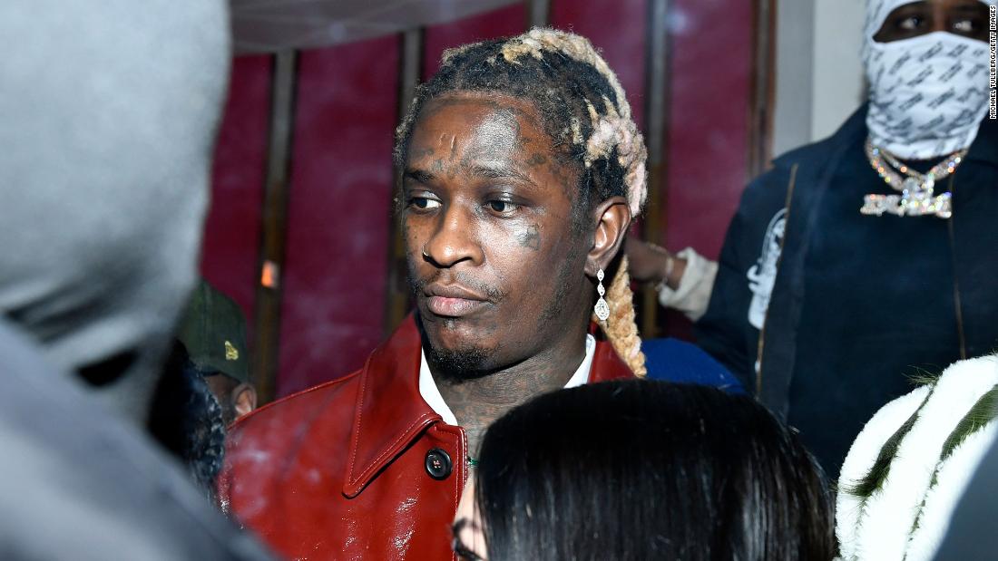 Lyrics from Young Thug’s songs are being used as evidence in his gang indictment