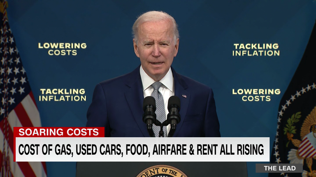 President Biden says the U.S. is “fighting on two fronts” with inflation at home and helping Ukraine repel Russia abroad – CNN Video