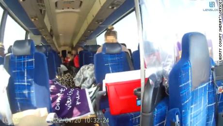 Body camera released by the Liberty County Sheriff&#39;s Office to CNN affiliate WJCL showed officers searching a bus transporting the Delaware State University Lacrosse team on April 20.