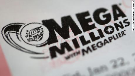 CHICAGO, ILLINOIS - JANUARY 22: Mega Millions lottery tickets are sold at a 7-Eleven store in the Loop on January 22, 2021 in Chicago, Illinois. The jackpot in the drawing has climbed to $970 million, the third highest in the game&#39;s history. (Photo Illustration by Scott Olson/Getty Images)