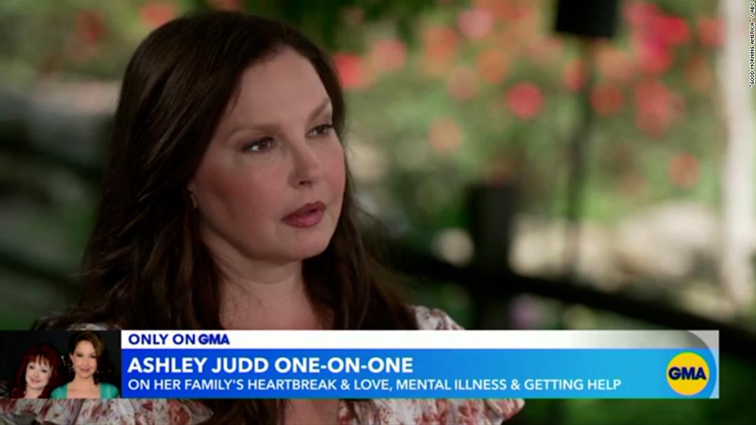 Ashley Judd shares mother Naomi Judd’s cause of death on ‘Good Morning America’ – CNN Video