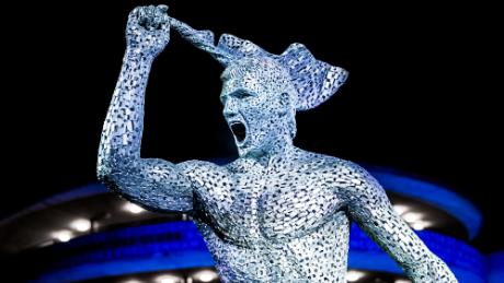Sergio Aguero: Hebat Manchester City diabadikan dengan patung