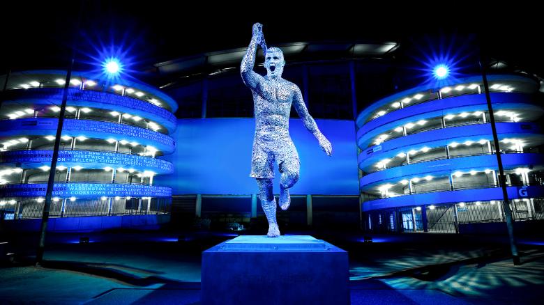 Sergio Aguero: Manchester City great is immortalized with statue