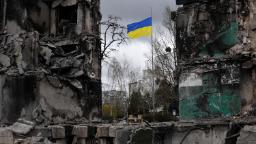 220513102106 01 ukraine flag destruction borodianka 0417 hp video Live updates: Russia's war in Ukraine