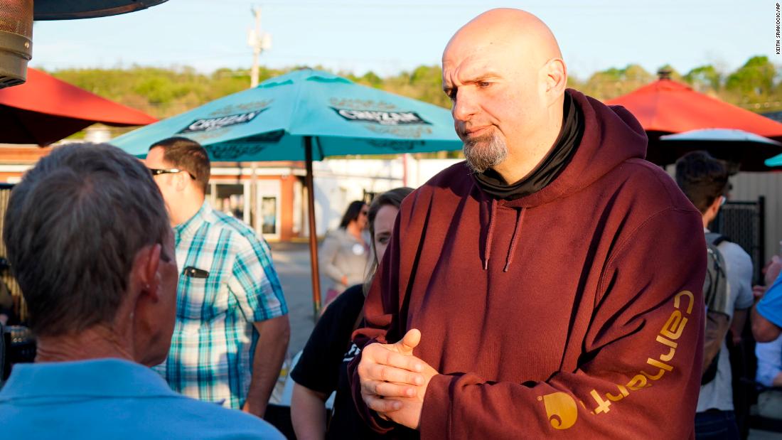 John Fetterman looks to November as primary day in Pennsylvania approaches
