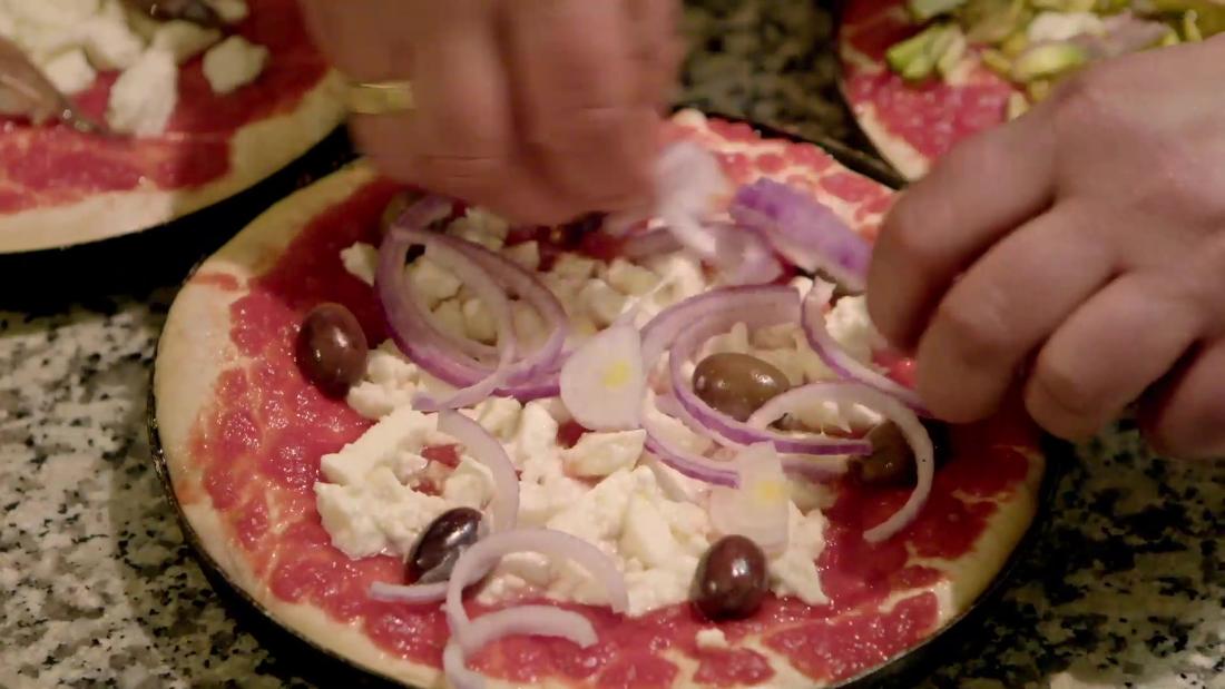 Make your own pan pizza just like an Italian family-run pizzeria that Stanley Tucci visited