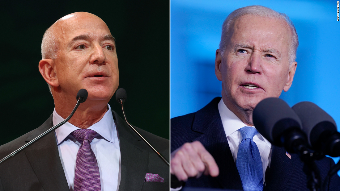 Jeff Bezos critica a Joe Biden en Twitter por la inflación