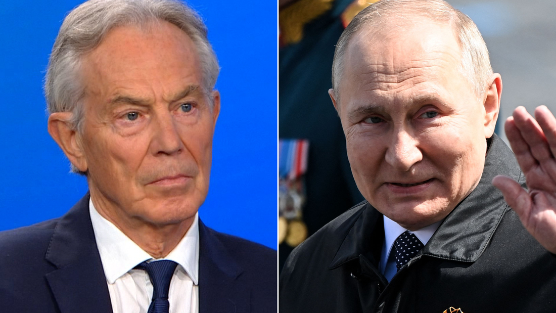 Tony Blair discusses Putin's transformation