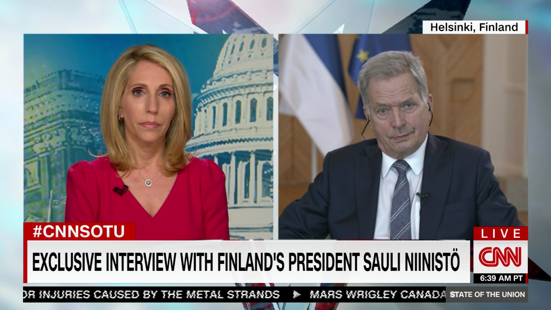 Finland’s president on how Russia’s invasion pushed his country to join NATO  – CNN Video