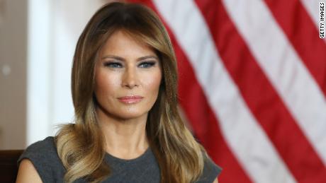 An 'annoyed' Melania Trump remains tight-lipped at Mar-a-Lago quest as she boosts NFT business