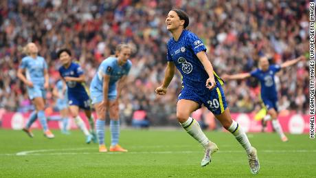 Sam Kerr won the final for Chelsea in extra time.