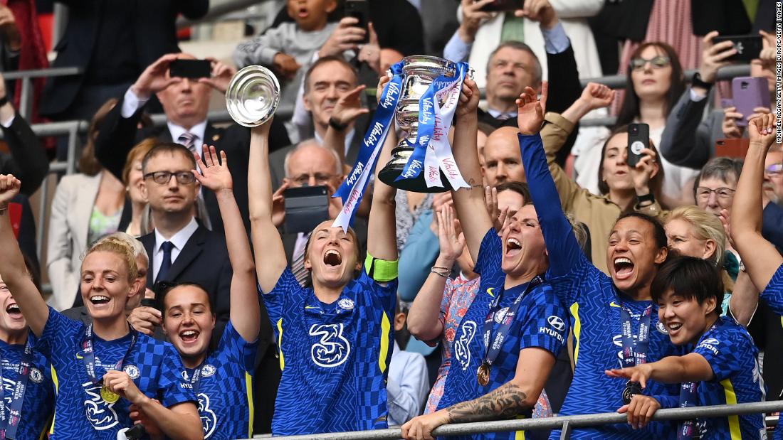 Chelsea wins thrilling Women’s FA Cup final with extra time victory over Manchester City