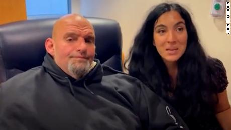 Fetterman&#39;s wife says Democratic Senate candidate may be away from campaign trail until July as he recovers from a stroke