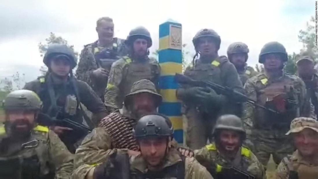 Video shows Ukrainian forces reach border near Russia – CNN Video