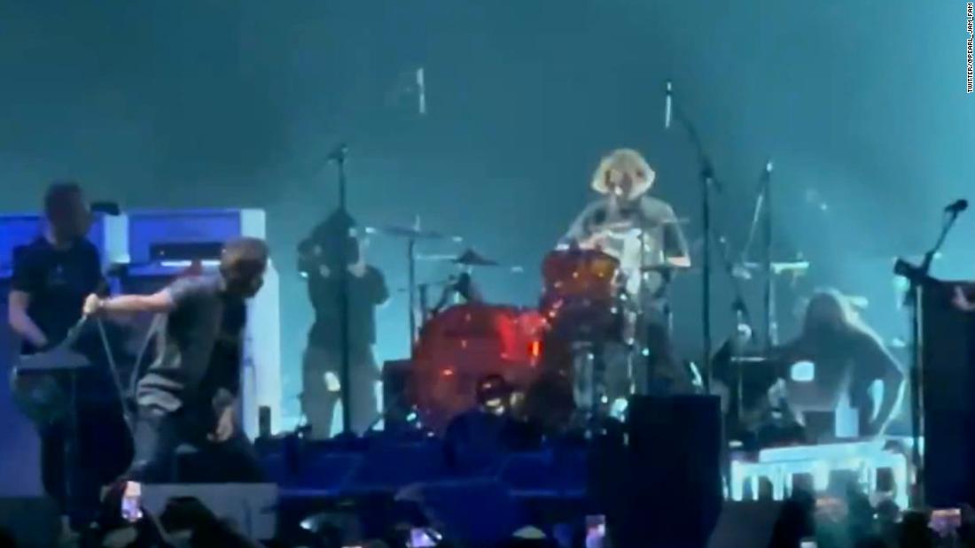 Watch 18-year-old sit in for Pearl Jam drummer