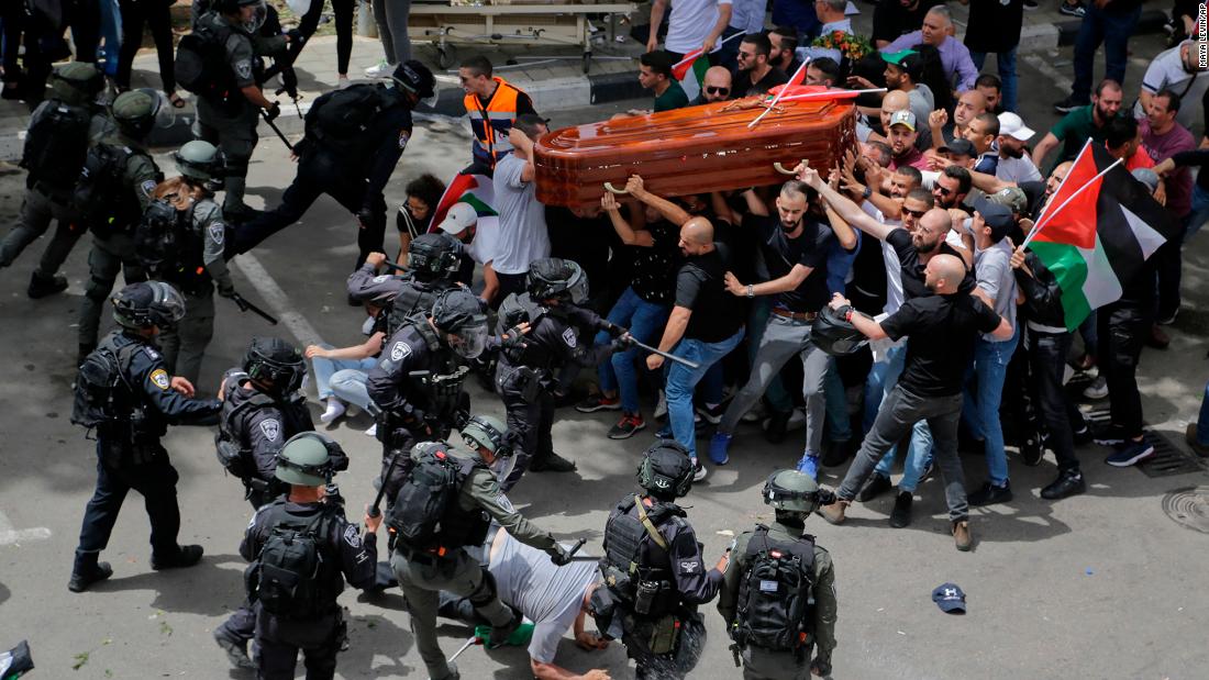 Journalist Shireen Abu Akleh's brother slams violent actions of Israeli police at her funeral