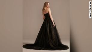 david's bridal black wedding gowns