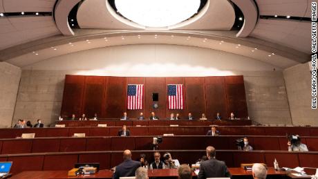 The House Intelligence Counterterrorism, Counterintelligence, and Counterproliferation Subcommittee holds their hearing on Unidentified Aerial Phenomena in the Capitol on Tuesday.