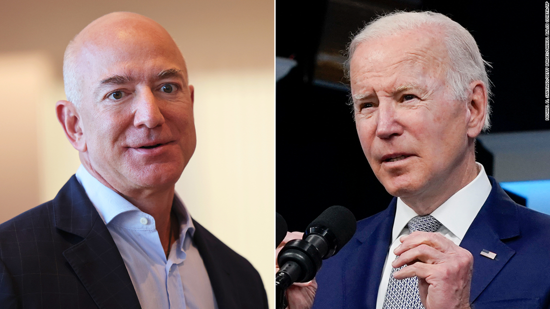 Jeff Bezos and Joe Biden are having the stupidest fight ever