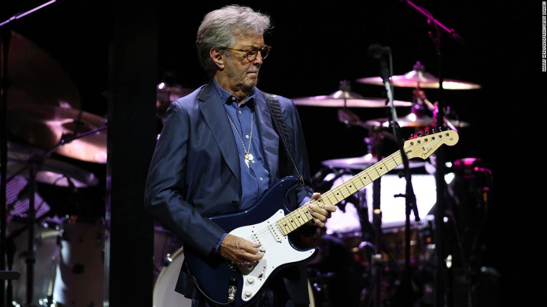 Eric Clapton postpones some concert dates after testing positive for Covid-19