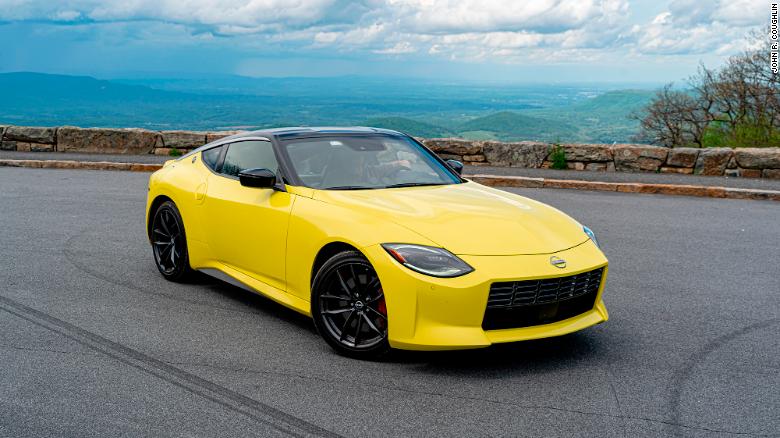 The new Nissan Z&#39;s nose is reminiscent of the original 240Z.