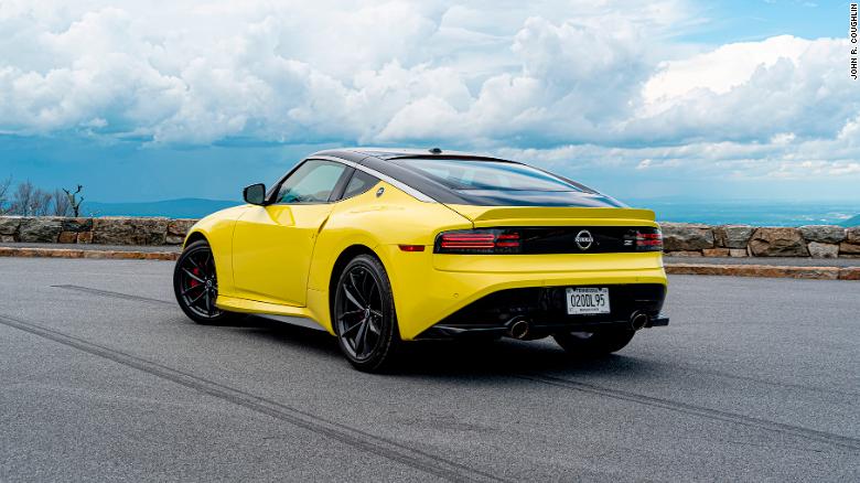 The 2023 Nissan Z&#39;s tail light design was also inspired by earlier models.