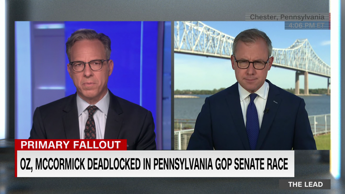 Oz, McCormick deadlocked in Pennsylvania GOP Senate race – CNN Video