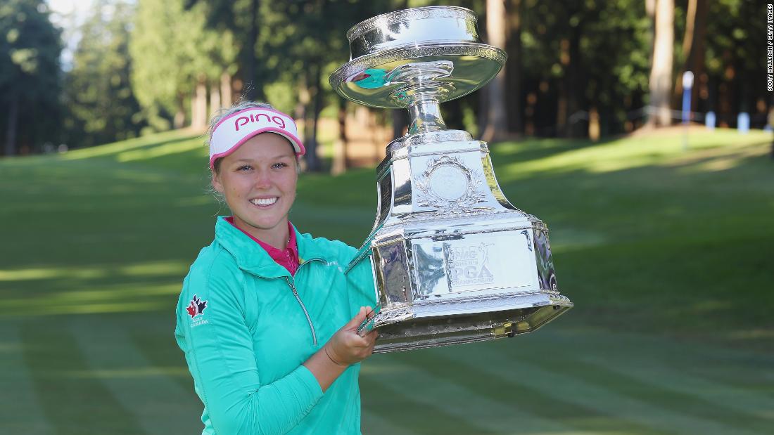 Following a series of wins in Canadian amateur events, Brooke Henderson became the youngest-ever winner of the KPMG Women&#39;s PGA Championship (at the Sahalee Country Club, pictured) when she won her first major aged 18 in 2016. Henderson has since racked up eight wins on the LPGA Tour, her most recent coming at the LA Open in April 2021.&lt;br /&gt;