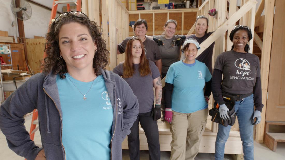 This CNN Hero helps women build new lives by training them for construction careers