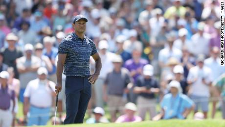 The PGA Championship marks Woods&#39; second major tournament since his injury after he made a surprise appearance at The Masters last month.
