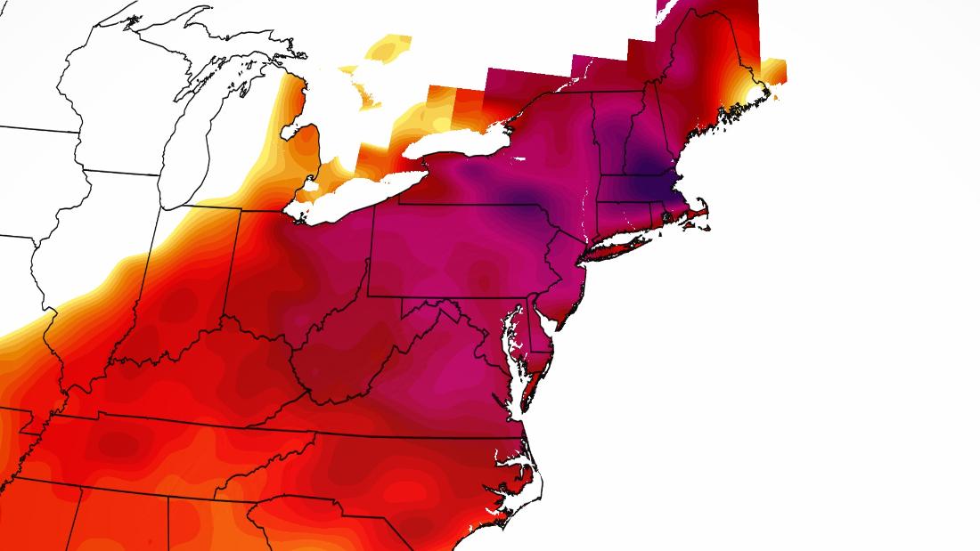 Northeast heat wave to persist Sunday