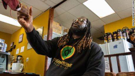 Alexander Wright is the general manager and co-founder of the African Heritage Food Cooperative. He has lived in East Side Buffalo his entire life and is frustrated by the influx of outsiders swarming into the community after the mass shooting.