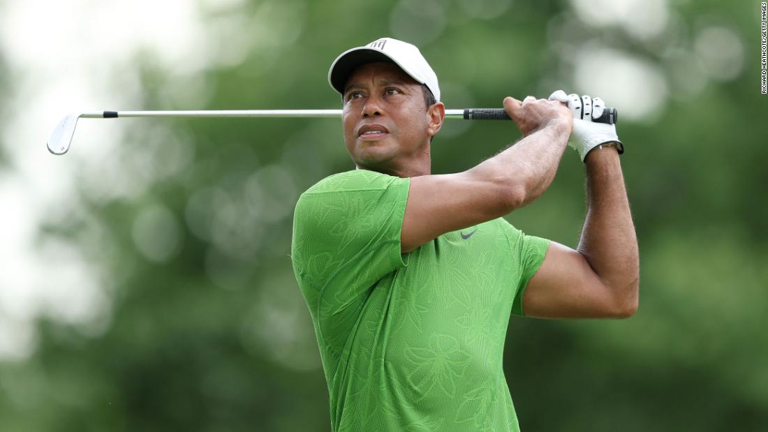 Tiger Woods rebounds in second round to make cut at PGA Championship – CNN
