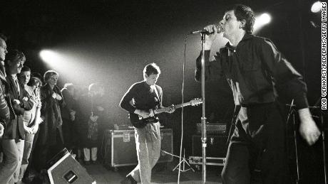 Joy Division performing live in Rotterdam before singer Ian Curtis died.