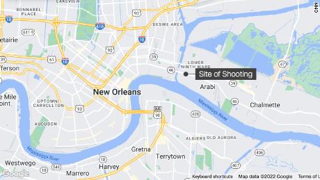 The shooting was in the 5100 block of St. Claude Avenue in the Holy Cross neighborhood. 