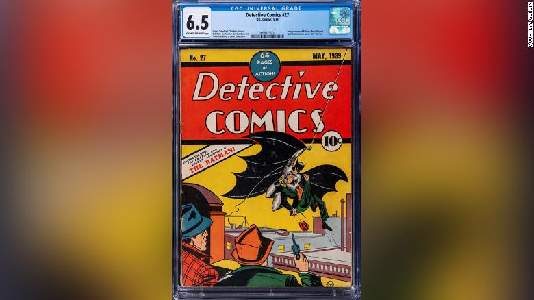 Rare 1939 Detective Comics issue that introduced Batman approaches $1.5M record as auction winds down