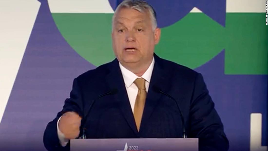 Watch: Hungary's authoritarian leader lauds Tucker Carlson - CNN Video