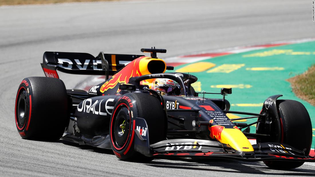 Max Verstappen leads Red Bull one-two at dramatic Spanish Grand Prix to leapfrog Charles Leclerc in F1 title fight