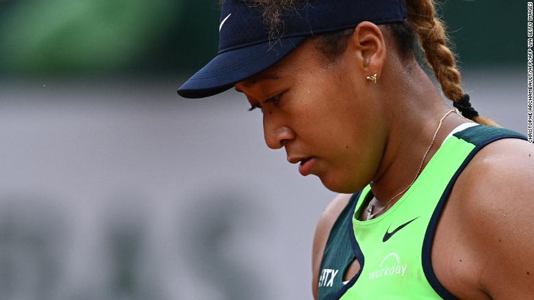 Naomi Osaka knocked out of French Open after first-round defeat against Amanda Anisimova