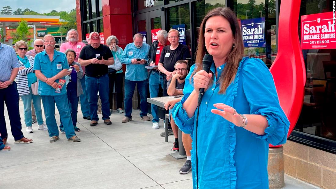 Sarah Huckabee Sanders will win GOP nomination for Arkansas governor, CNN projects