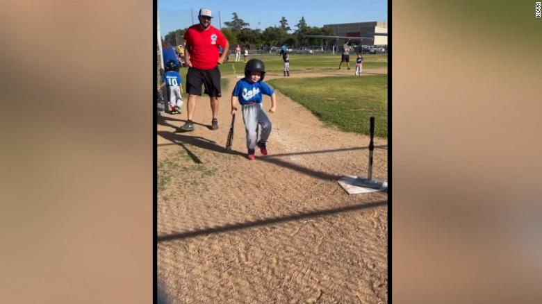 5-year-old's T-ball walk-up dance gets millions of views on TikTok